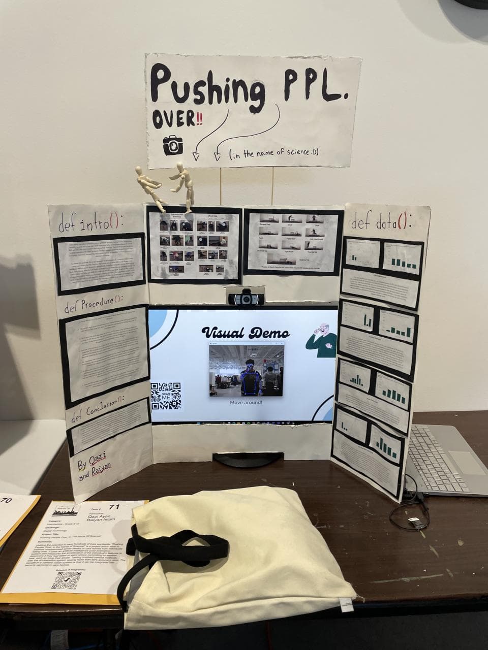 Pushing People Over | 1st @ SciTech Fair & Bronze @ TSF